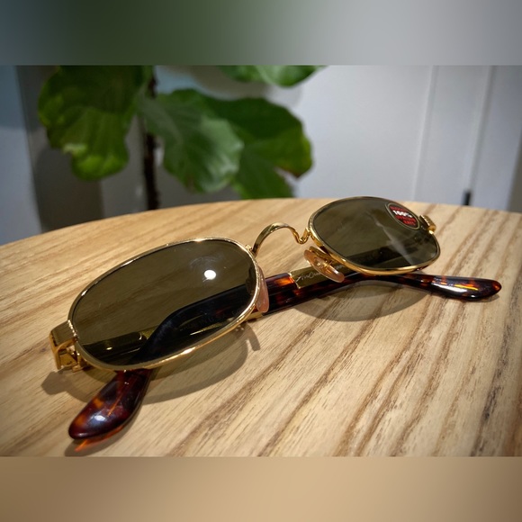 Vintage Oval Frame Military Grade Sunglasses Air Crew Scorpion NOS - Picture 2 of 8